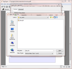 Choose Key Store File
