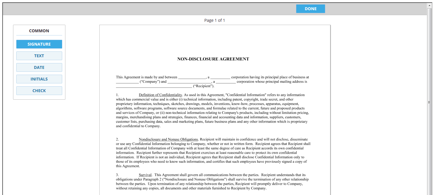 Document in iFrame