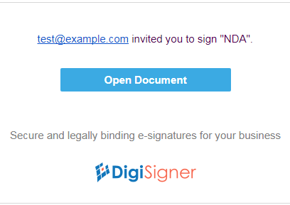 Invitation Email