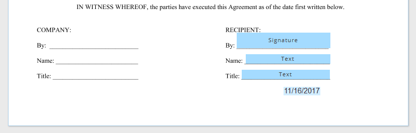 Fields in Document