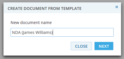 Document Copy Dialog