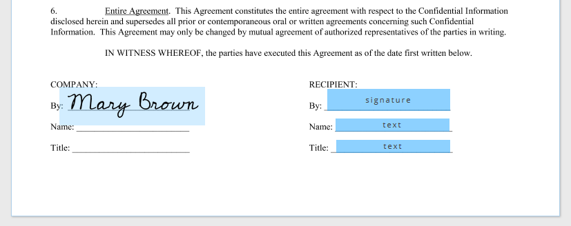 Document with Fields