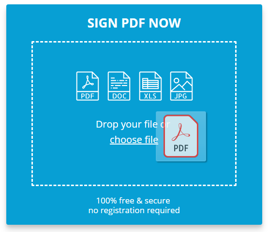 Sign pdf online