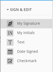 Options to edit Excel document