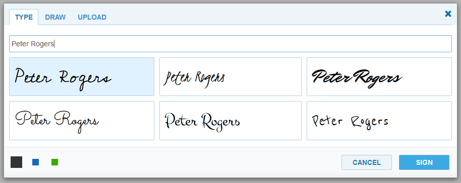 create a signature in word mc