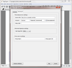 Configure Advanced Settings