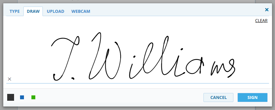 How to draw your signature via DigiSigner