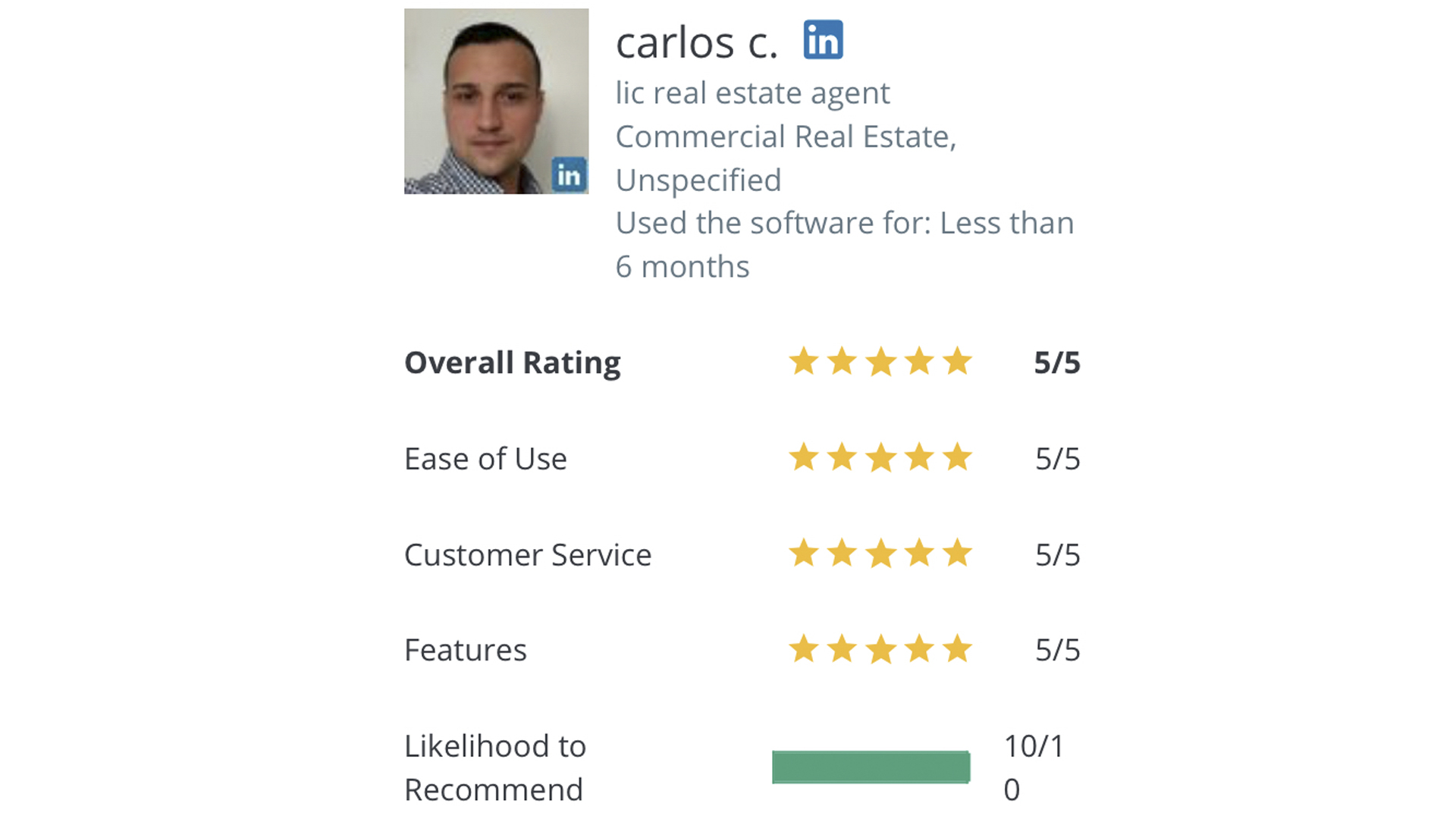 Carlos Capterra review for DigiSigner